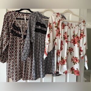 Women's Plus Blouse Bundle- New w/o tags